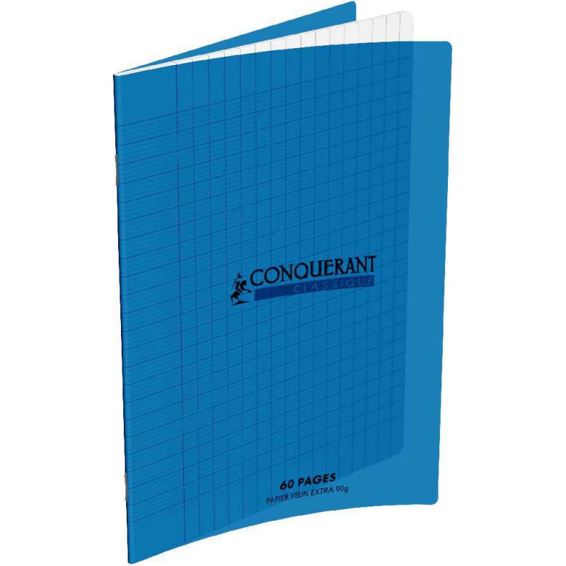 Cahier Conquerant Classique Agrafe 170X220 60P 90G Seyes Pp