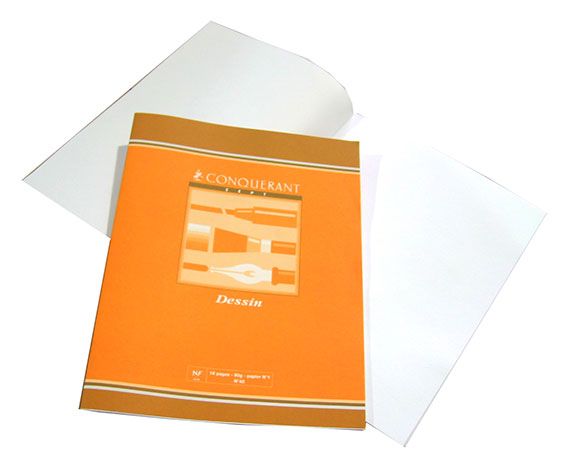 Cahier De Dessin 16P Uni Canson 90G/120G