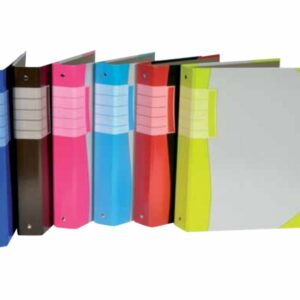 Classeur À Anneaux - Dos 40 Mm - A4 Coins Couleurs - Pour 225 Feuilles - Disponible Dans Différentes Couleurs