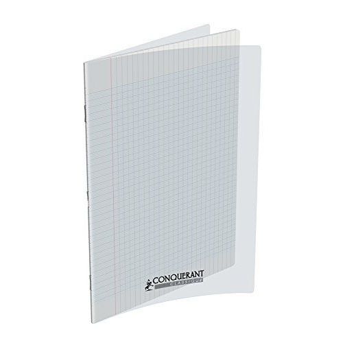 Cahier Conquérant Classique Agrafe 24X32 140P 90G Seyès Polypro