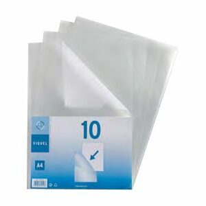 10 Pochettes Coin - A4 - Pour 25 Feuilles - 13/100