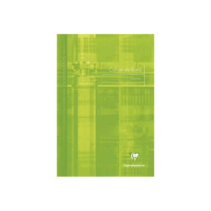 Carnet De Bord Enseignant (7 Classes) - A4 - 48 Pages - Disponible Dans Différentes Couleurs
