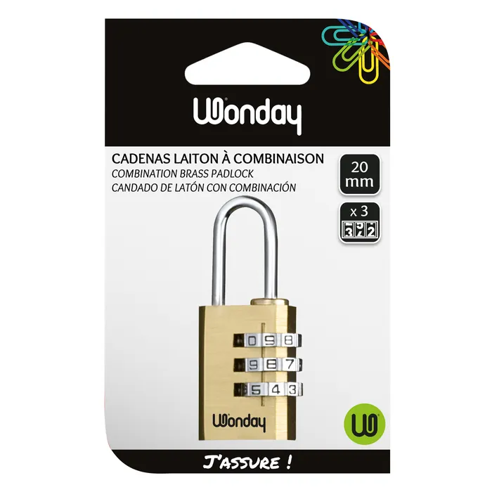 Cadenas Laiton À Combinaison - 20 Mm