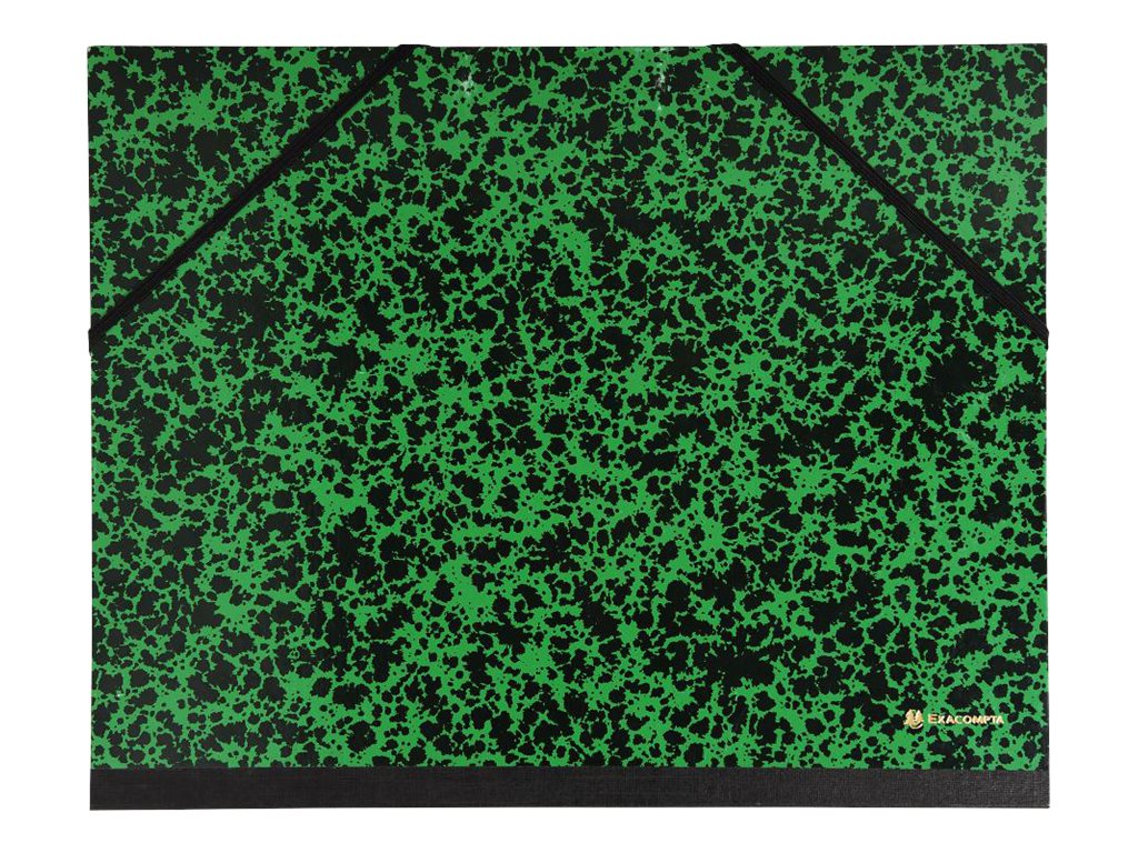 Carton À Dessin À Élastiques - 26 X 33 Cm - Vert