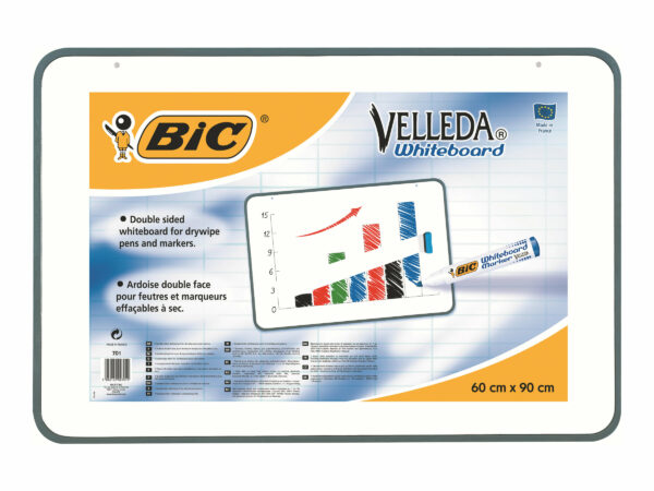 Velleda - Ardoise Blanche - 60 X 90 Cm - Double Face